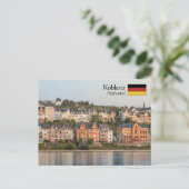 Koblenz Pfaffendorf Briefkaart (Staand voorkant)