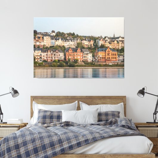 Koblenz Pfaffendorf Canvas Afdruk (Insitu (Slaapkamer))