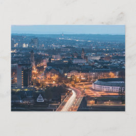 Koblenz 's nachts briefkaart