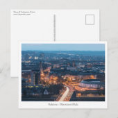 Koblenz 's nachts briefkaart (Voorkant / Achterkant)