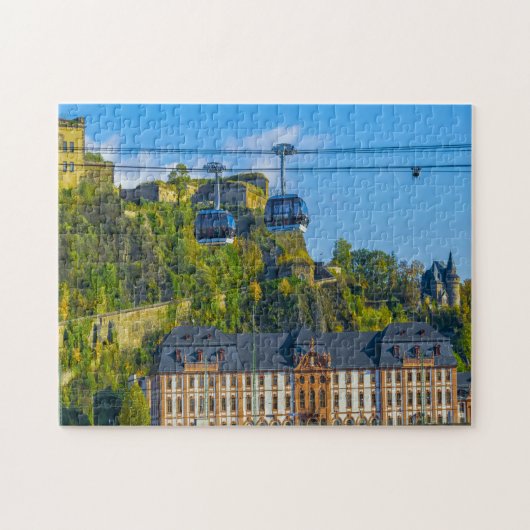 Koblenz Stad Duitsland. Legpuzzel (Horizontaal)