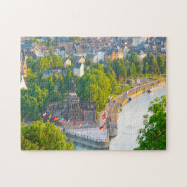 Koblenz Stad Duitsland. Legpuzzel