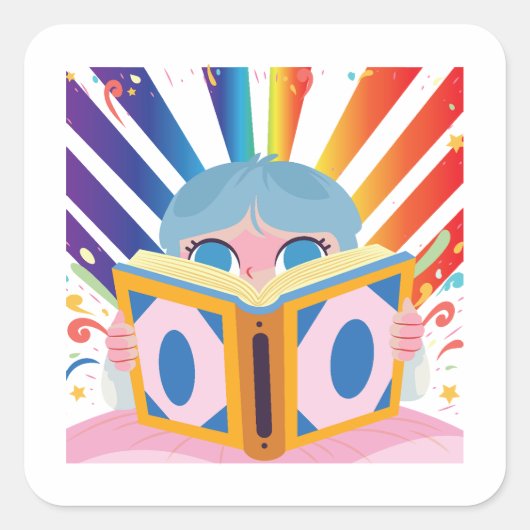 kobo vierkante sticker (Voorkant)
