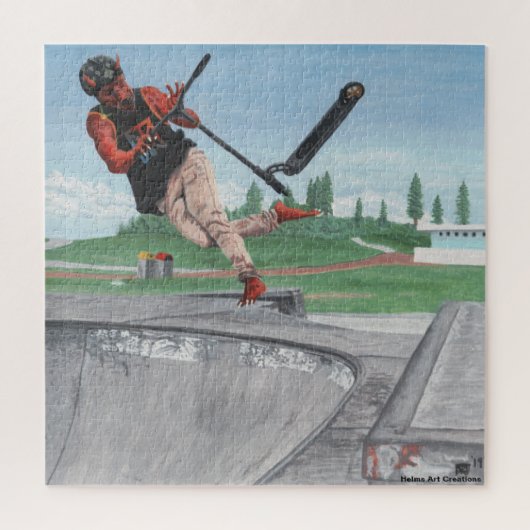 Kobold Kick Scooter Fantasy Grote puzzel (Verticaal)