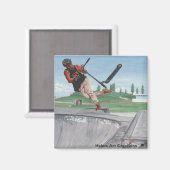 Kobold Kick Scooter Fantasy Koelkastmagneet Magneet (Voorkant / Achterkant)