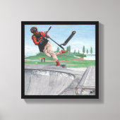 Kobold Kick Scooter Sport Fantasy Canvas Afdrukken (Voorkant)
