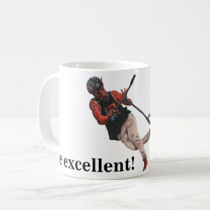 Kobold Kick Scooter Trick Fantasy Art Coffee Mok
