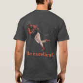 Kobold Kick Scooter Trick Fantasy Art Shirt (Achterkant)