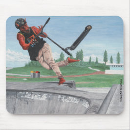 Kobold Kick Scooter Tricks Fantasy Art Mousepad Muismat