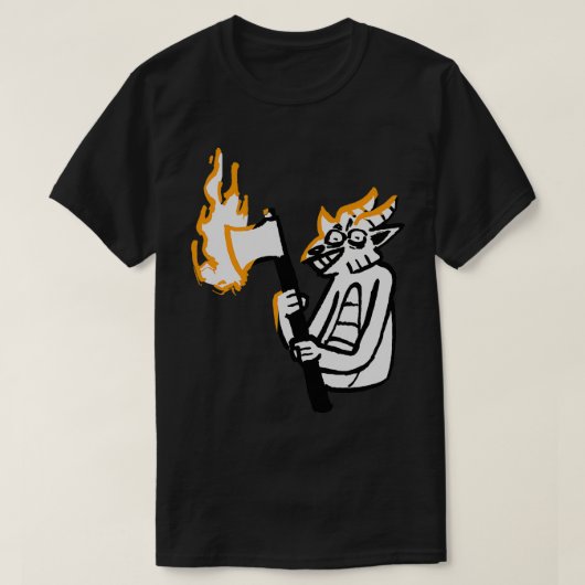 Kobold met een bijl t-shirt (Design voorkant)
