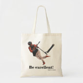 Kobold Scooter Tricks Fantasy Art Budget Canvas ta Tote Bag (Voorkant)