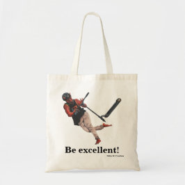 Kobold Scooter Tricks Fantasy Art Budget Canvas ta Tote Bag