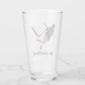 Kobold Scooter Tricks Fantasy Art Drink glas (Achterkant)