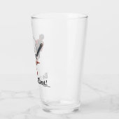 Kobold Scooter Tricks Fantasy Art Drink glas (Links)