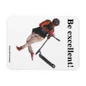 Kobold Scooter Tricks Fantasy Art Flexibele magnee Magneet (Horizontaal)