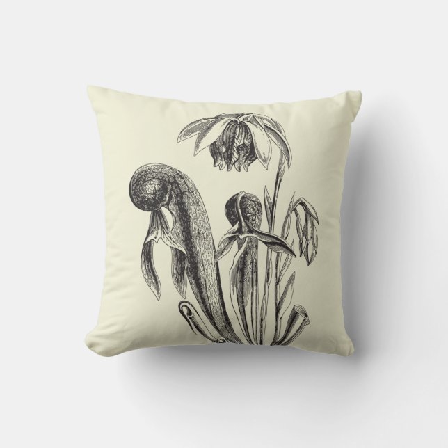 Kobra Plant  Botanisch Kussen (Voorkant)