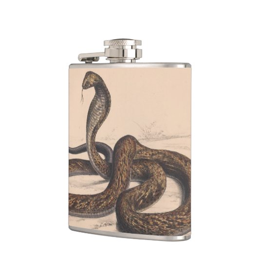 kobra-slangenkolf heupfles (Links)