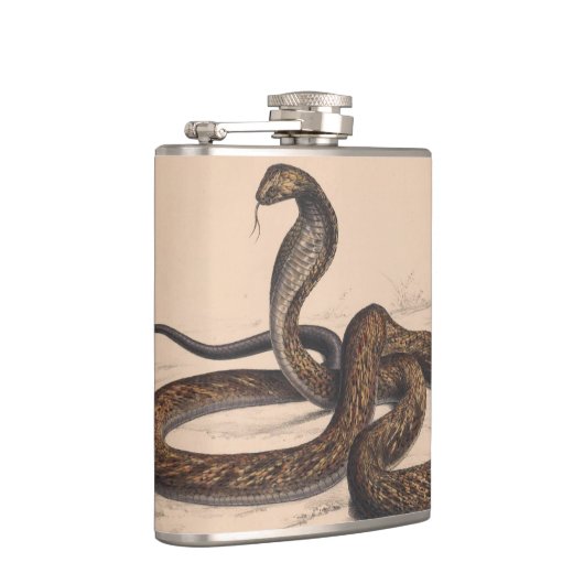 kobra-slangenkolf heupfles (Rechts)