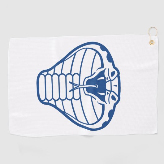 Kobra Snake Blue venomous animals Boa Golfhanddoek (Horizontaal)