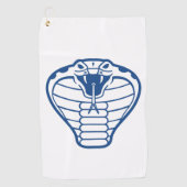 Kobra Snake Blue venomous animals Boa Golfhanddoek (Voorkant)