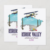Kobuk Valley Alaska nationaal park kaart (Voorkant / Achterkant)