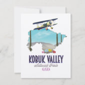 Kobuk Valley Alaska nationaal park kaart (Achterkant)
