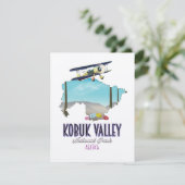 Kobuk Valley Alaska nationaal park kaart (Staand voorkant)