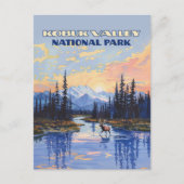 Kobuk Valley Nationaal Park Alaska Caribou Vintage Briefkaart (Voorkant)