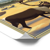 Kobuk Valley Nationaal Park Litho Kunstwerk Poster (Hoek)