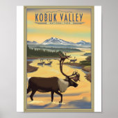 Kobuk Valley Nationaal Park Litho Kunstwerk Poster (Voorkant)