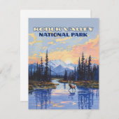 Kobuk Valley National Park Alaska Caribou Kaart (Voorkant / Achterkant)