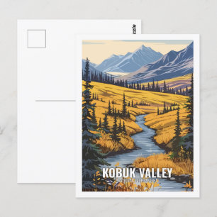 Kobuk Valley National Park Alaska, Verenigde State Briefkaart
