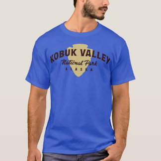 Kobuk Valley National Park Arched Tekst Bruin T-shirt