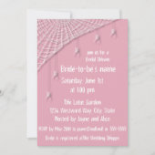 Kobwebben en White Spiders Bridal Shower Invitatio Kaart (Voorkant)