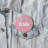 Kobwebben en White Spiders Bride Ronde Button 7,6 Cm (In situ)