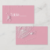 Kobwebben en witte Kaart Plaatskaartje (Voorkant / Achterkant)