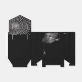 Kobwebben en witte spinnen bedankdoosjes (Uitgevouwen)