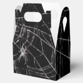 Kobwebben en witte spinnen bedankdoosjes (Geopend)