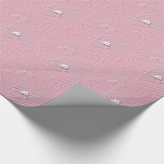 Kobwebben en witte spinnen cadeaupapier (Hoek)