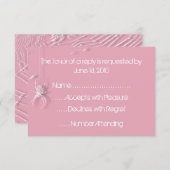 Kobwebben en witte spinnen RSVP-kaarten RSVP Kaartje (Voorkant / Achterkant)