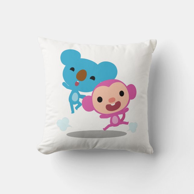 Koby en Momo Pillow Kussen (Voorkant)