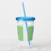 Koby en Momo Tumbler Green Acryl Drinkbeker (Links)