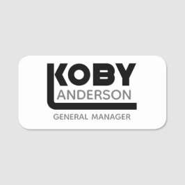 Koby Name Tag