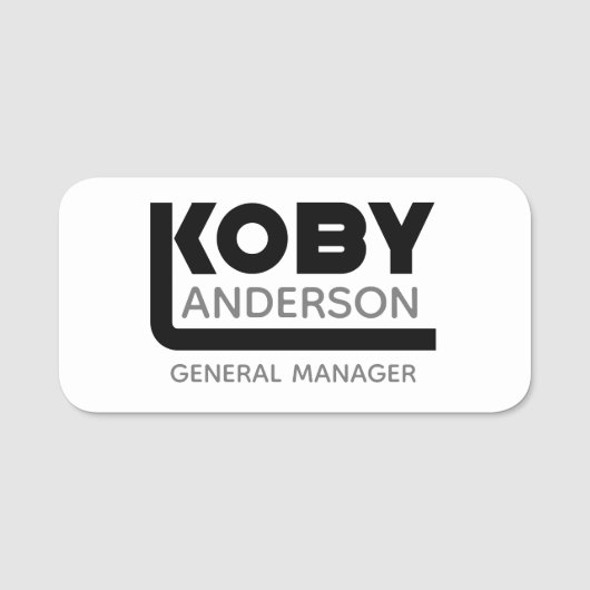 Koby Name Tag (Voorkant)