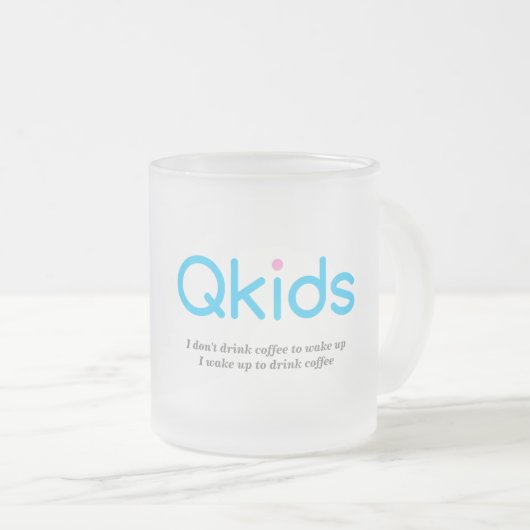 Koby Quote Cup Matglas Koffiemok (Voorkant rechts)