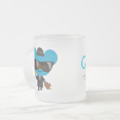 Koby Quote Cup Matglas Koffiemok (Voorkant links)