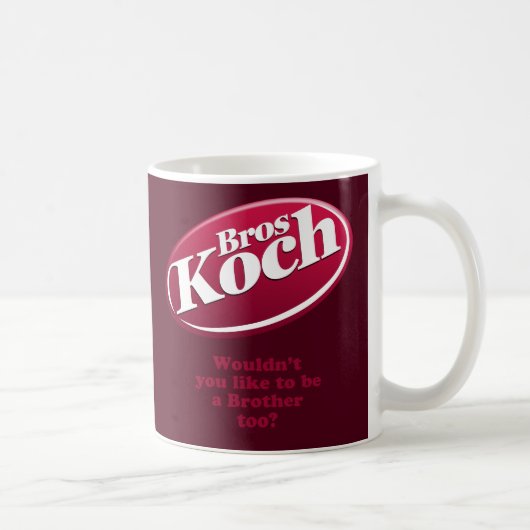 Koch Brothers (donker) Koffiemok (Rechts)