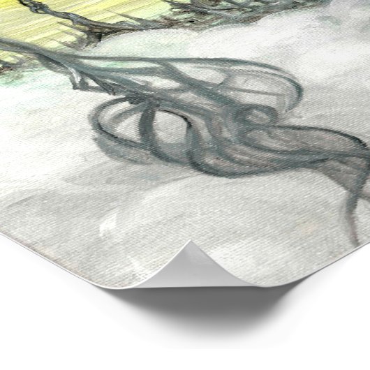 Koch City Oil op Gesso Board door Toby Mikle Poster (Hoek)