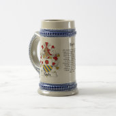 Koch Family Crest Stein Bierpul (Voorkant links)