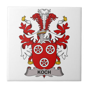 Koch Family Crest Tegeltje